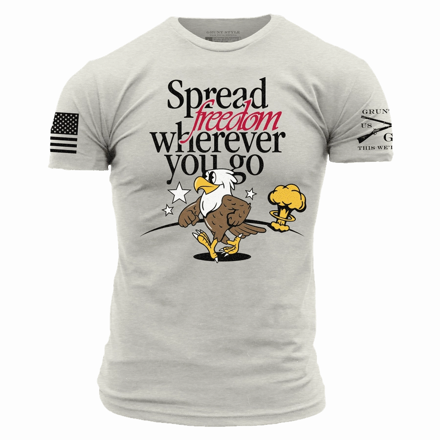 Versatile Top Running Gear Spreading Freedom T-Shirt - Sand
