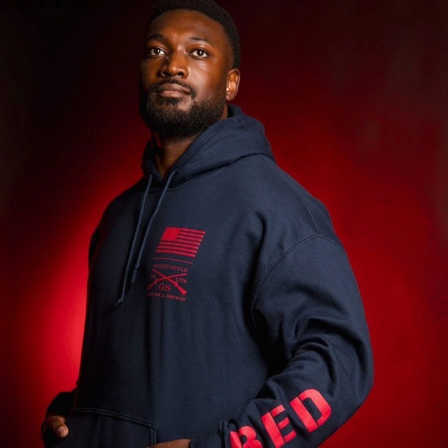 Breathable Layer Design RED Friday Hoodie - Navy