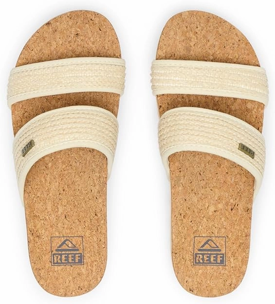 Reef Cushion Vista Hi - Vintage Raffia Natural foot movement Removable Footbed