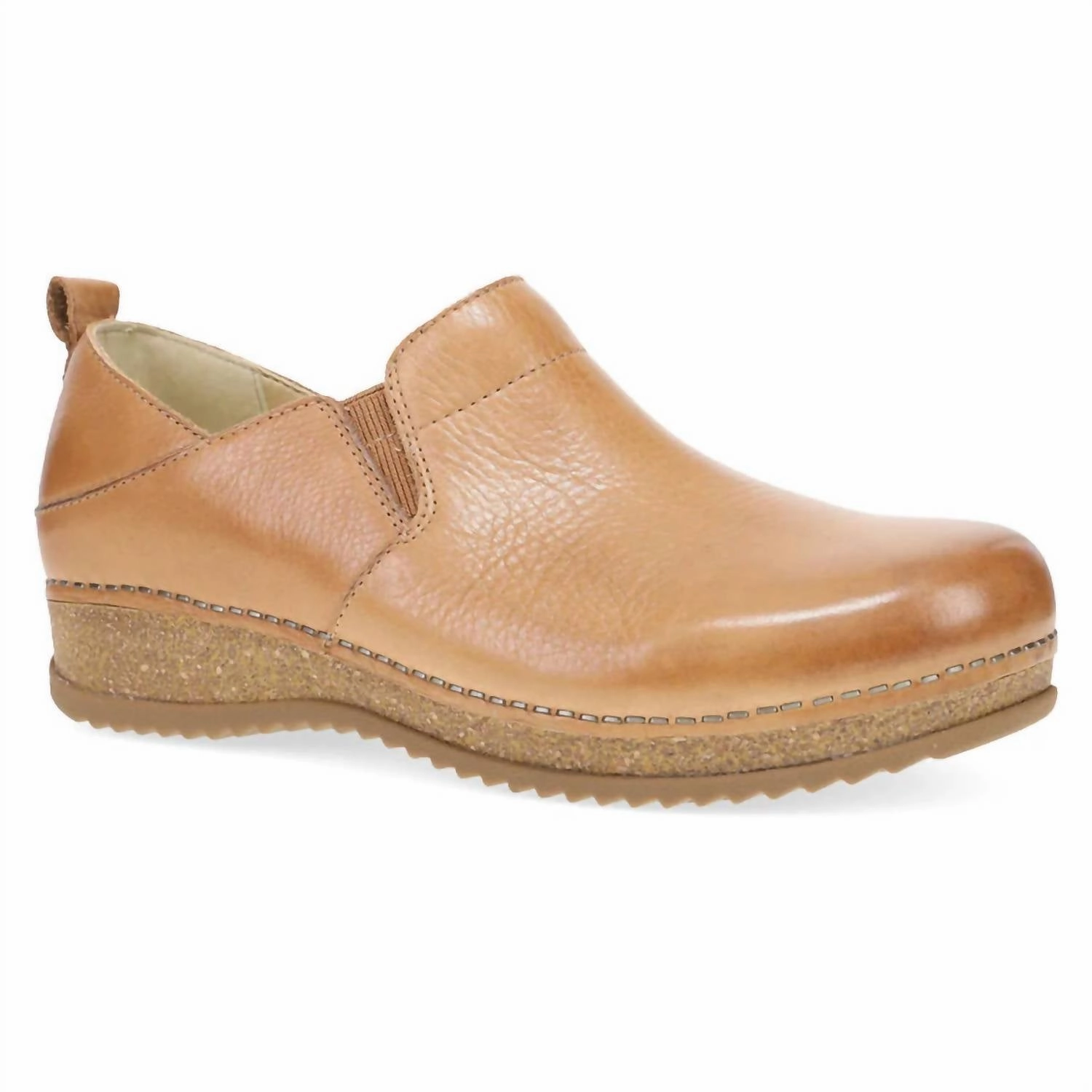 Reinforced toe Women's Meara Clog In Tan Waxy Milled