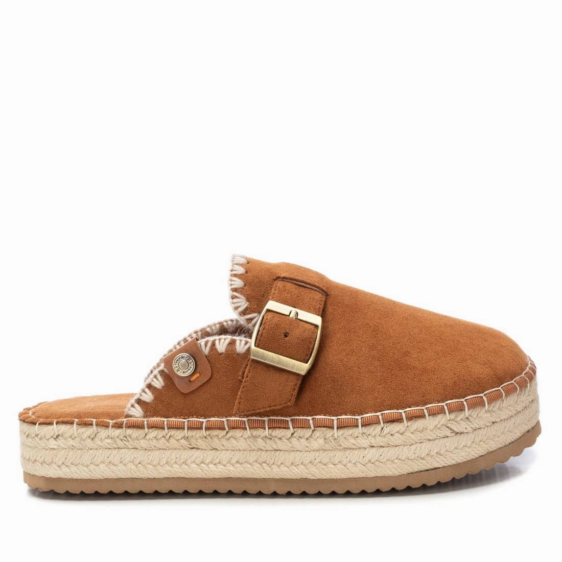 Refresh Women's Espadrille Clogs With Comfort Footbed By Xti Textured Grip