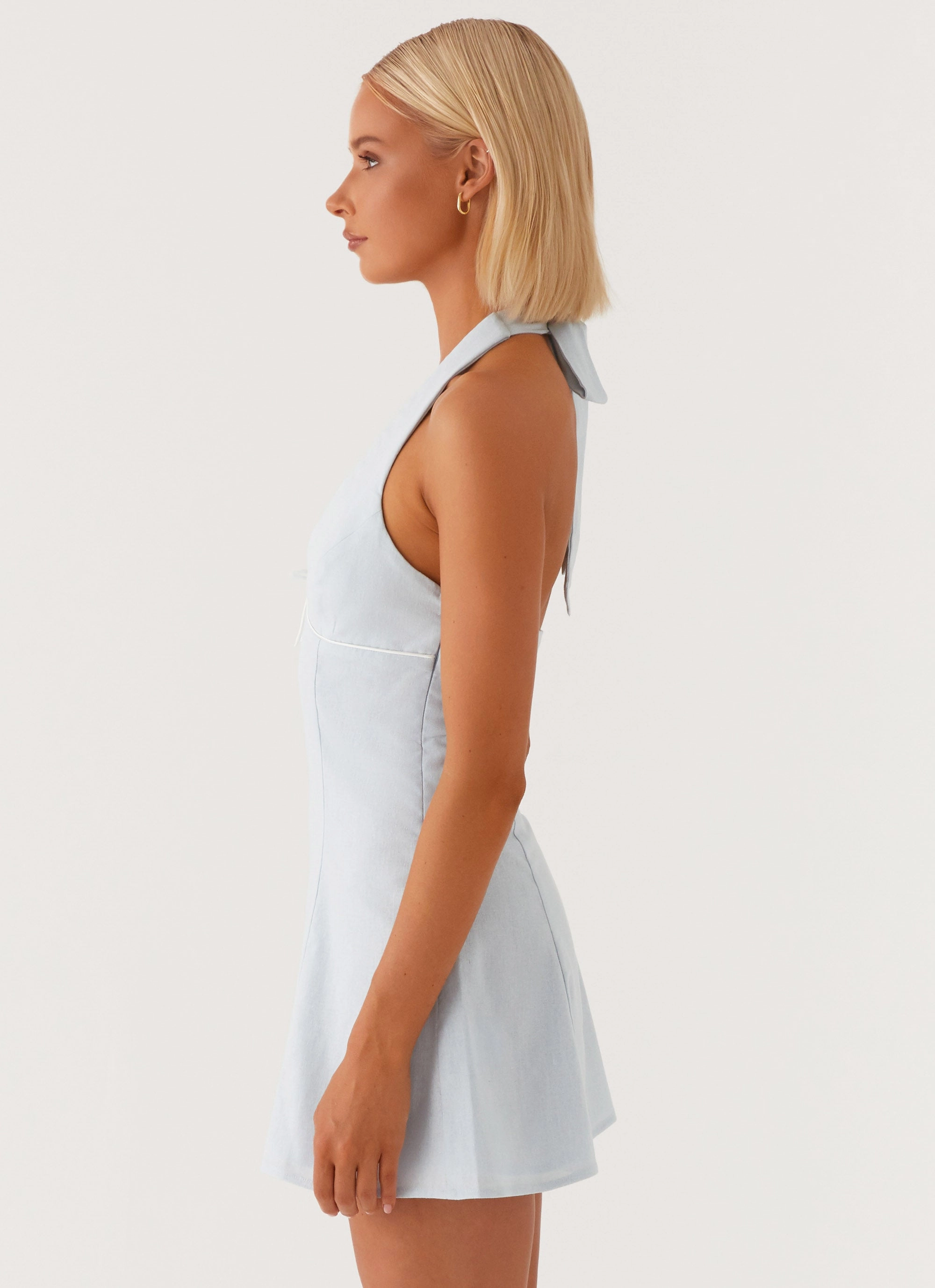Bronte Mini Dress - Blue Calm Movement Breathable Layering