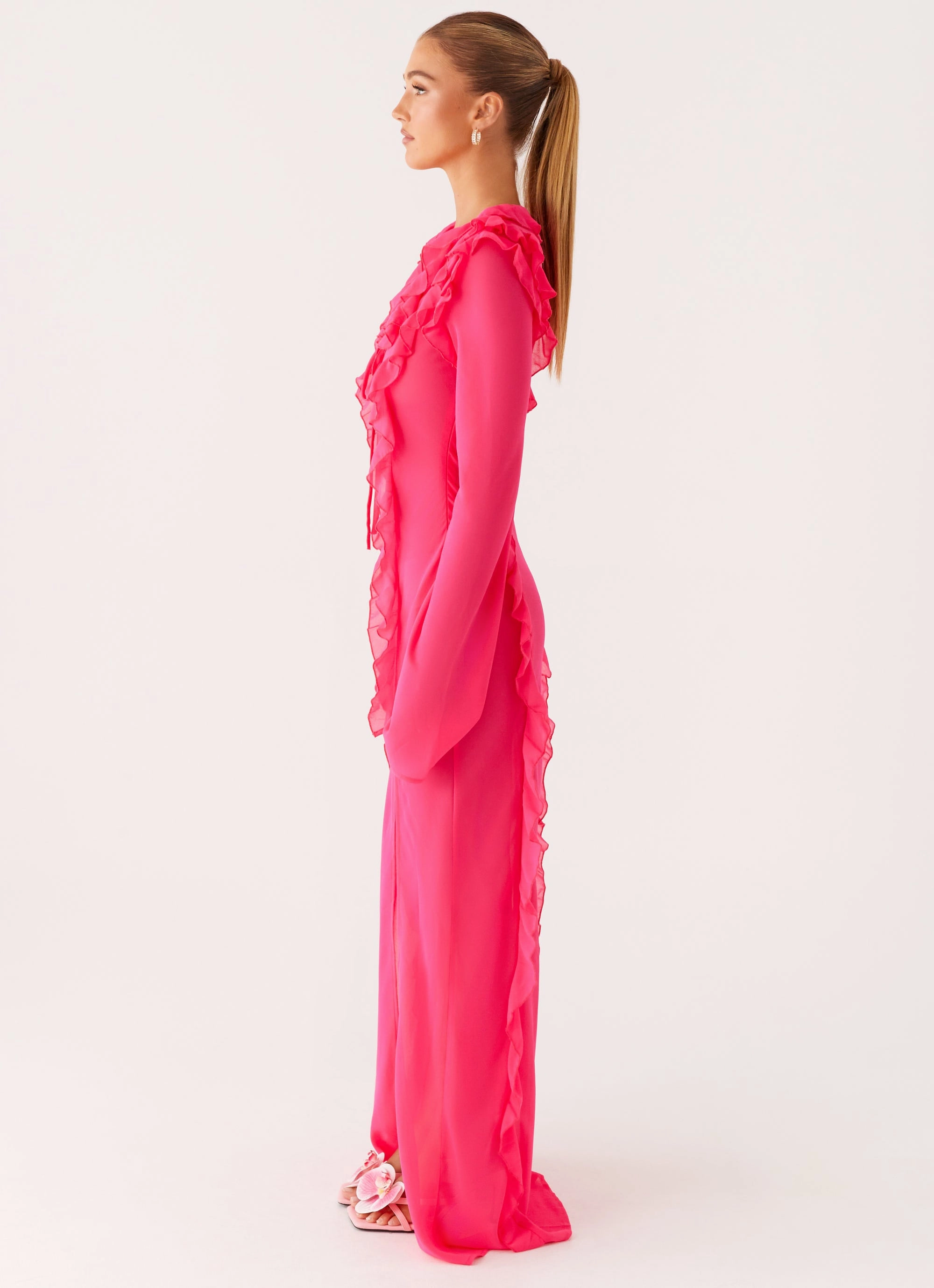 Charlize Maxi Dress - Pink Minimalist-Style