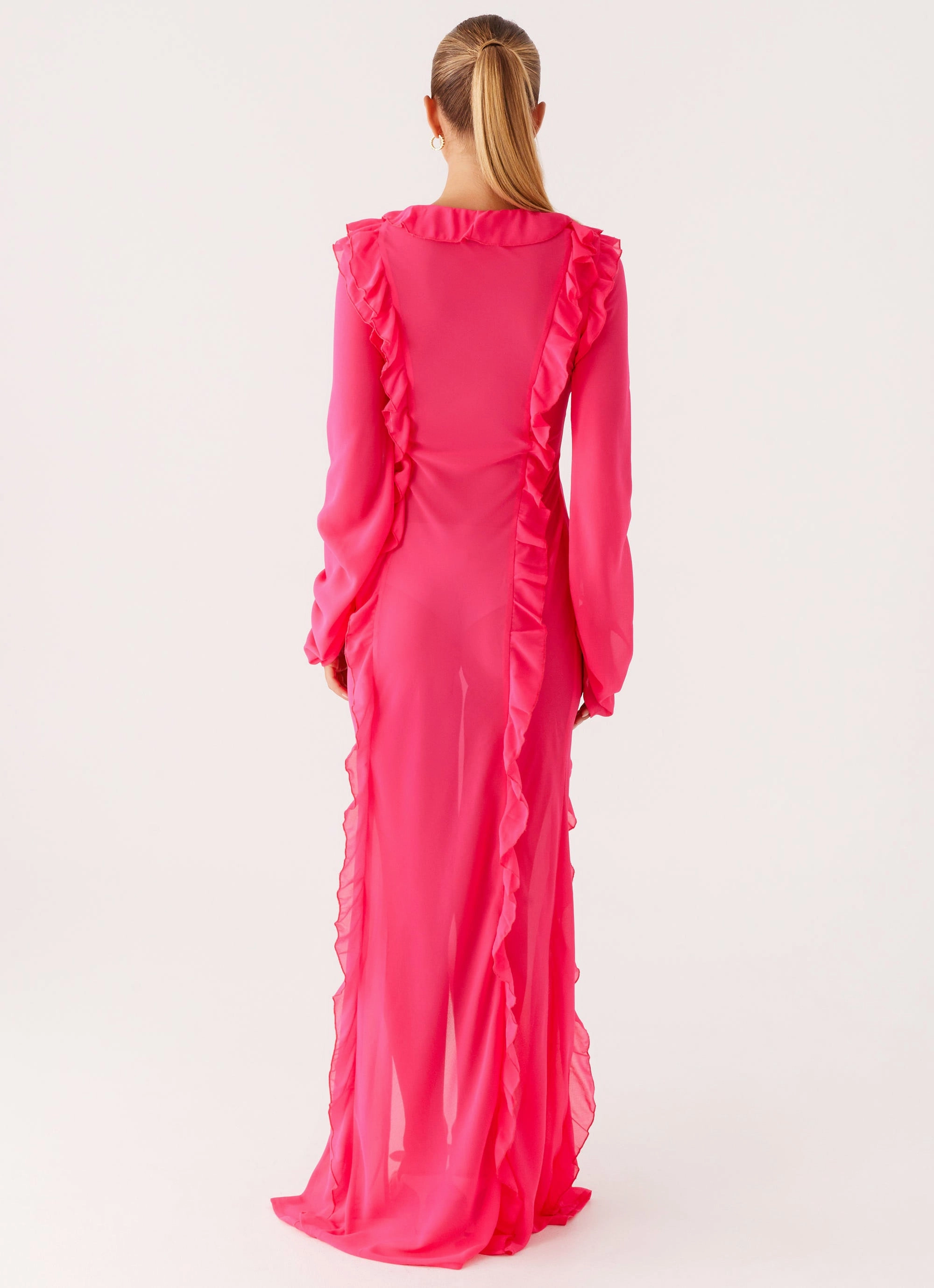 Chill Design Charlize Maxi Dress - Pink