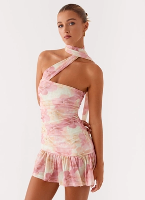 Office Smart Fleur Mini Dress - Floral Print