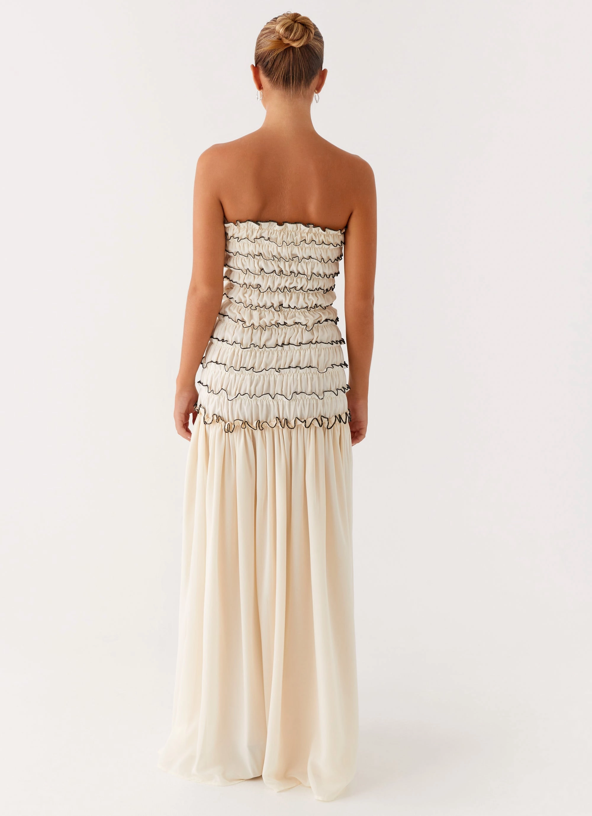 Zariah Maxi Dress - Ivory Mood Focused