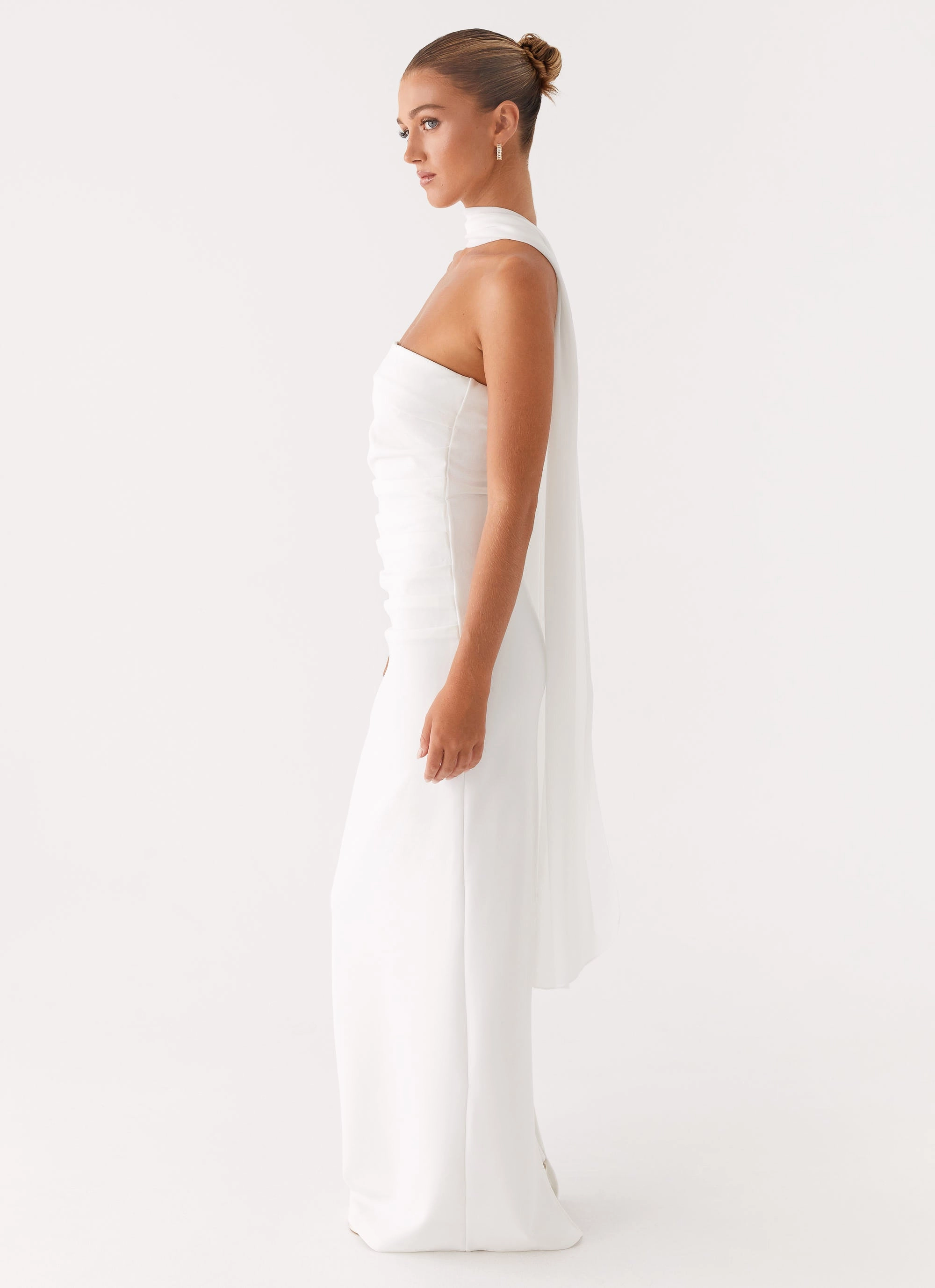 Libra Maxi Dress - White Organic-Fabric