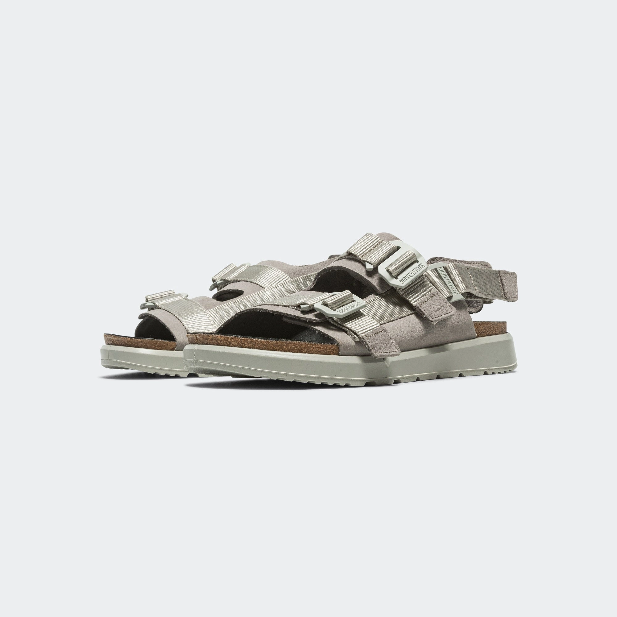 Blown Rubber Shinjuku - Mineral Grey Nubuck Leather/textile