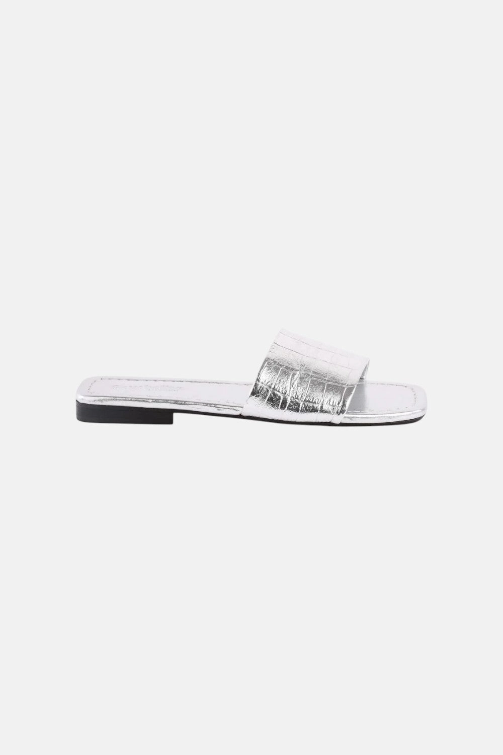 Seychelles Paris Slide in Silver Effortless Footwear