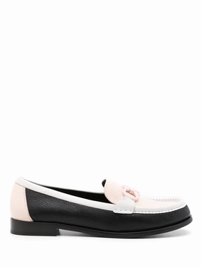 Ferragamo Gancini Leather Moccasin Loafers Functional Features Travel Slip