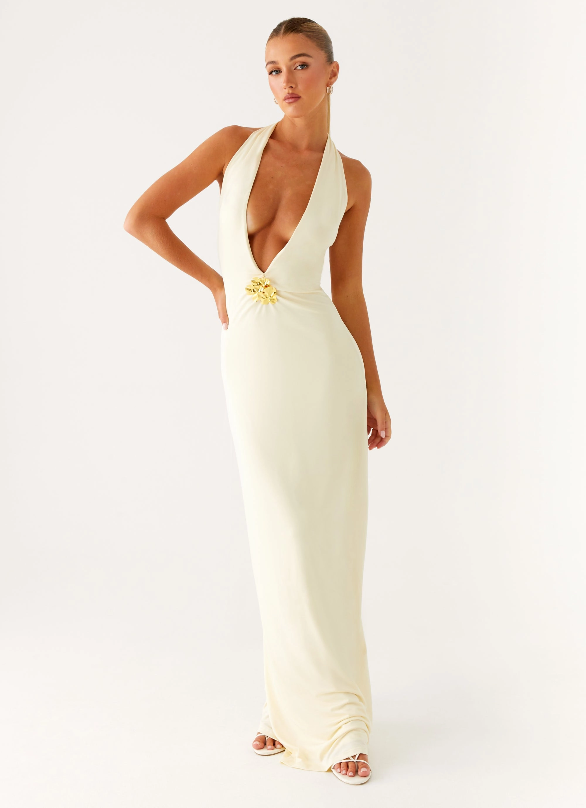 Skin Tone Spirit Maxi Dress - Yellow