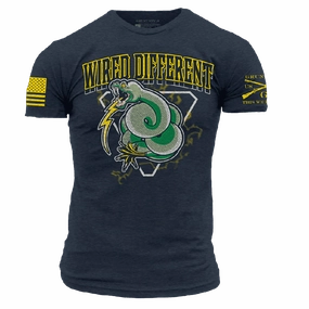 Summer Style Wired Different T-Shirt - Midnight Navy