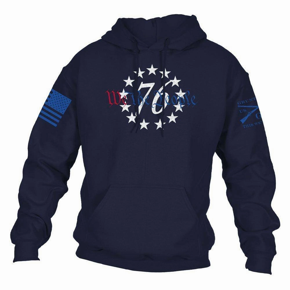 Beach club style Everyday apparel 76 We The People Hoodie - Navy