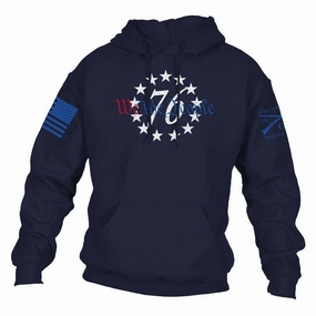 76 We The People Hoodie - Navy Golf Apparel work environment