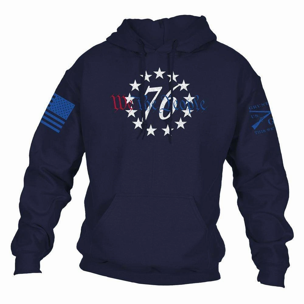 Halloween wear Minimal Design 76 We The People Hoodie - Navy