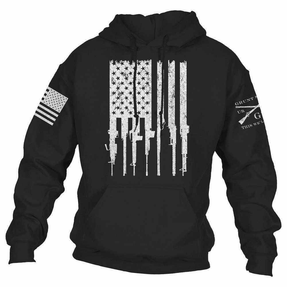 Fur like Rifle Flag Hoodie 2.0