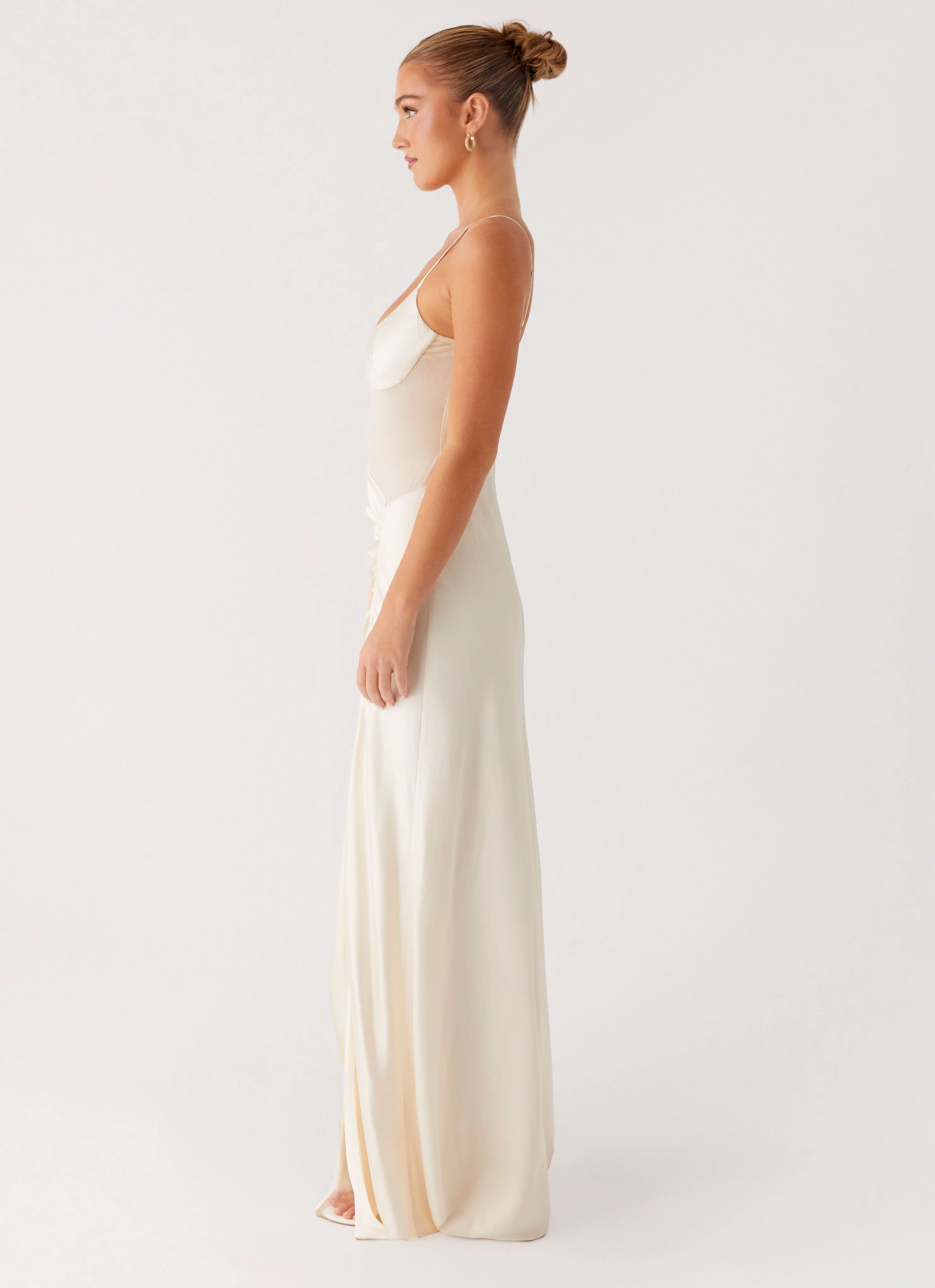 Flexible Comfort Stylish Appeal Rising Sun Maxi Dress - Off White
