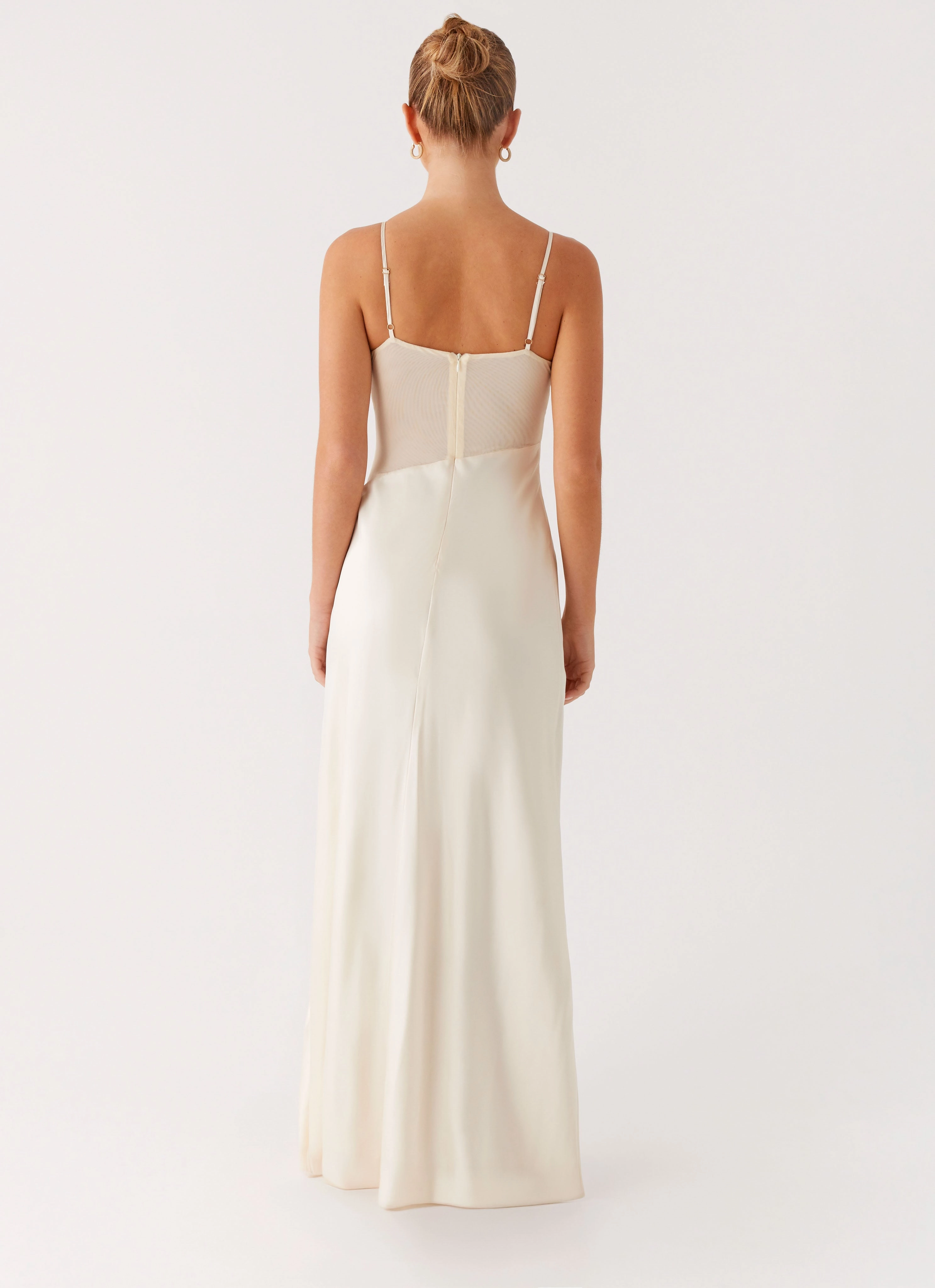 Pure Stitch Rising Sun Maxi Dress - Off White
