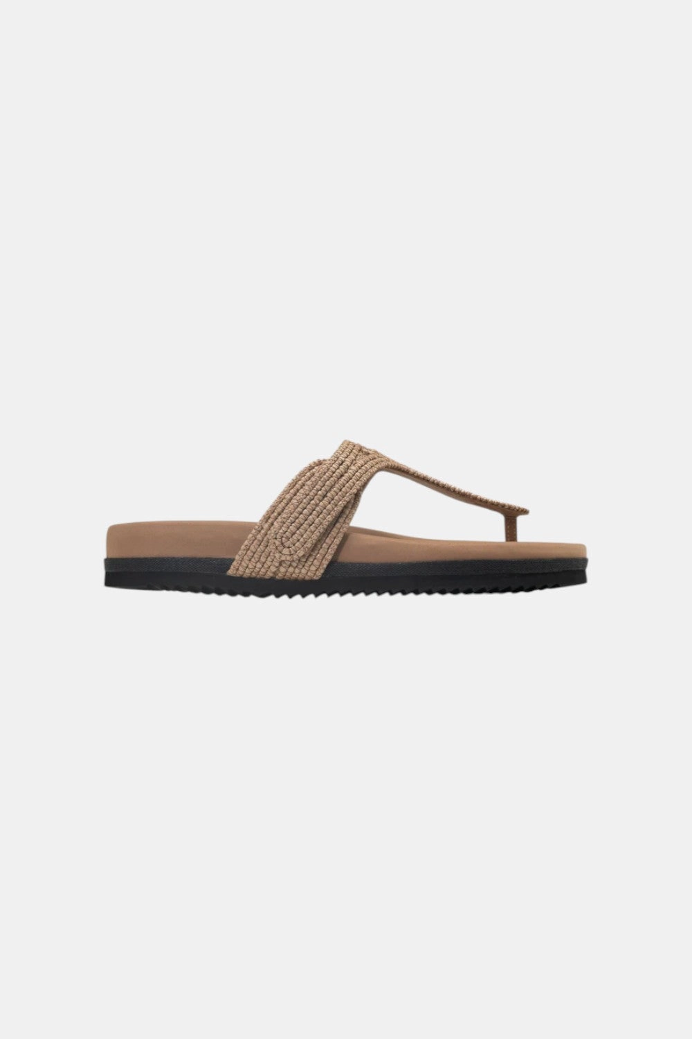 Roam Raffy T Sandal Natural Raffia Flexible Material