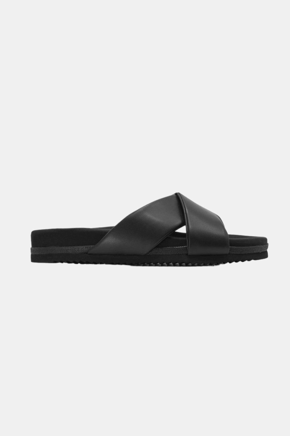 Phylon Midsole Flexible Wear Roam Wing Sandals in Black Vegan Leather