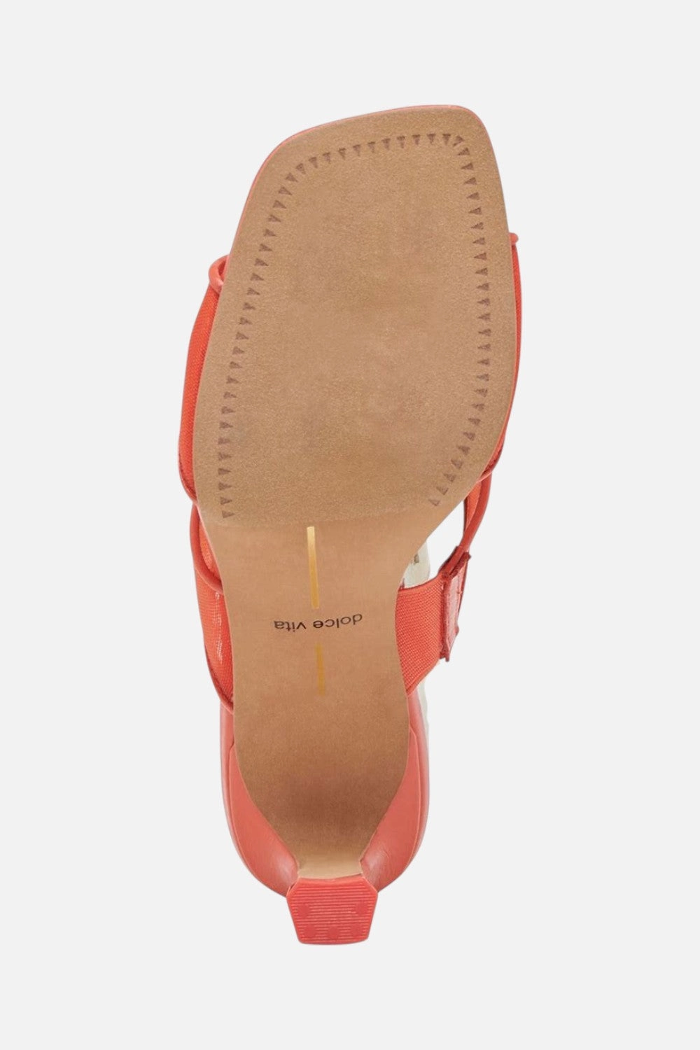 Dolce Vita Gitel Heels in Punch Leather Wide Fit Heels