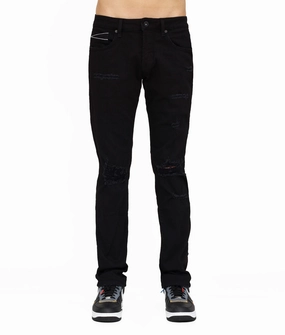 ROCKER SLIM - PREMIUM STRETCH IN BLACK INK JEANS Customizable Fit Cool Essentials