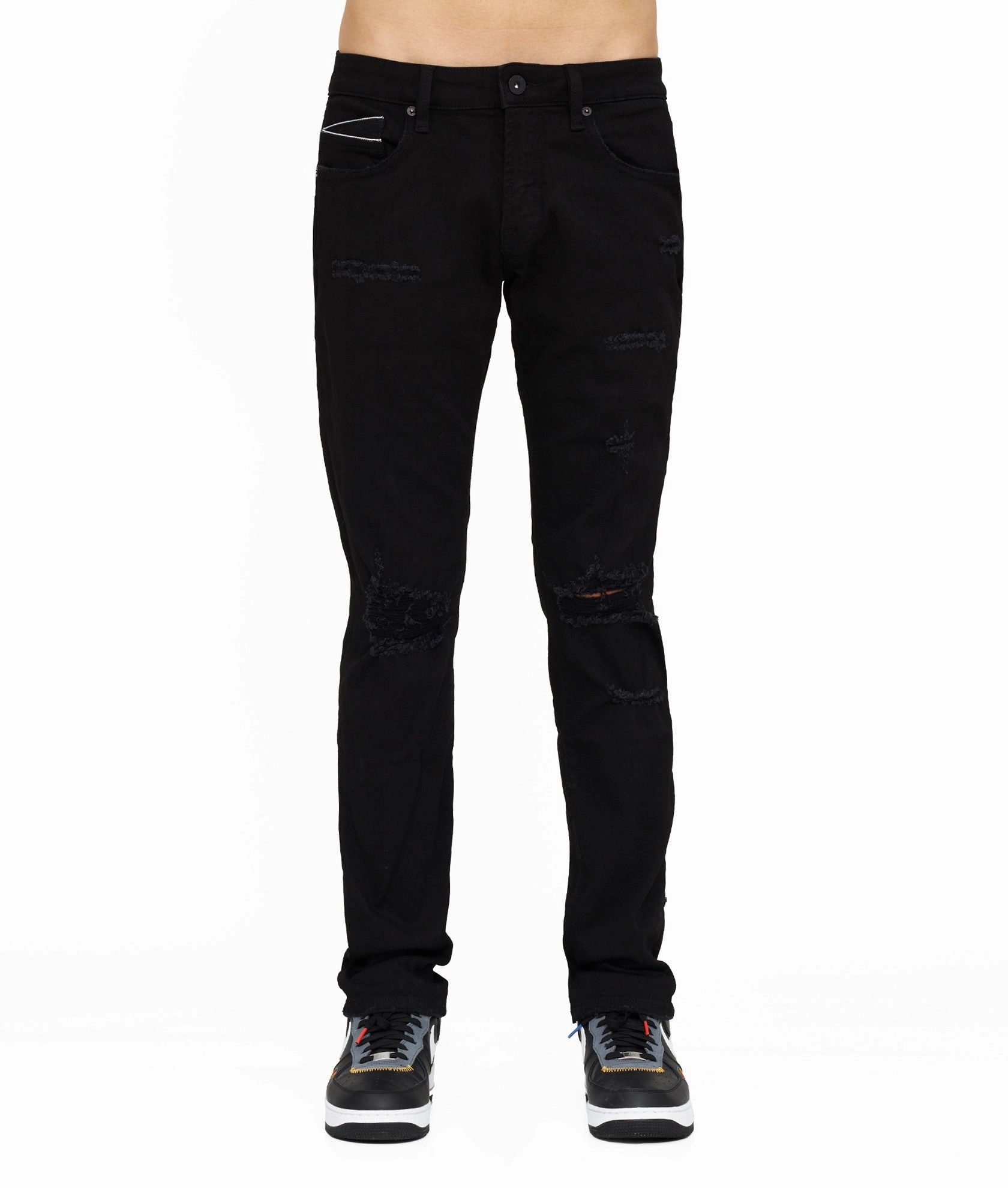 ROCKER SLIM - PREMIUM STRETCH IN BLACK INK JEANS Customizable Fit Cool Essentials