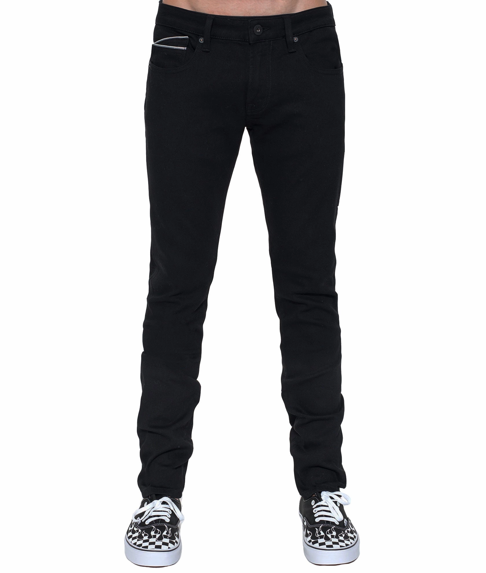 Ready For All ROCKER SLIM DENIM JEANS IN BLACK