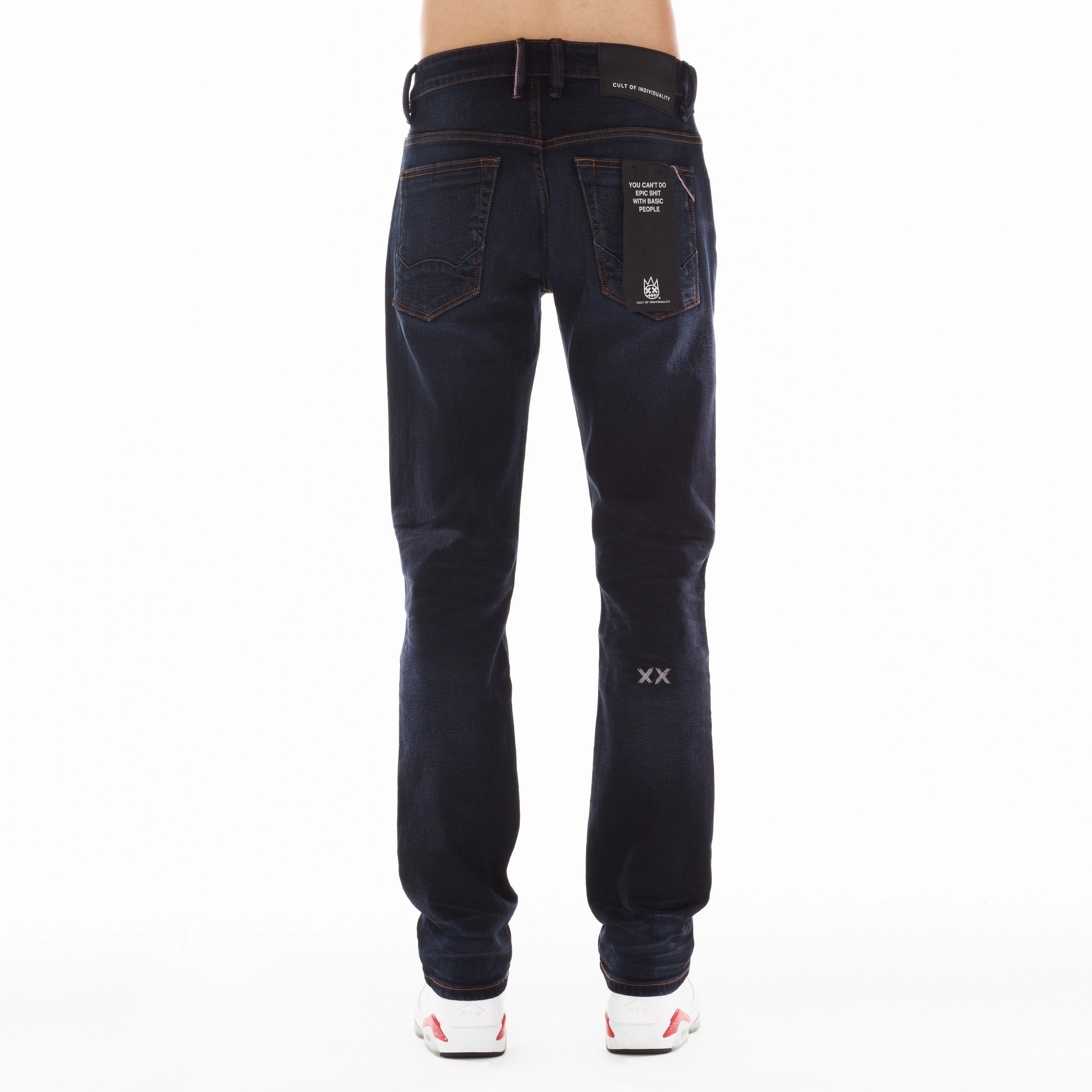 Rocker Slim Jeans in Rinse Black ?C Slim Fit Denim Day Wear
