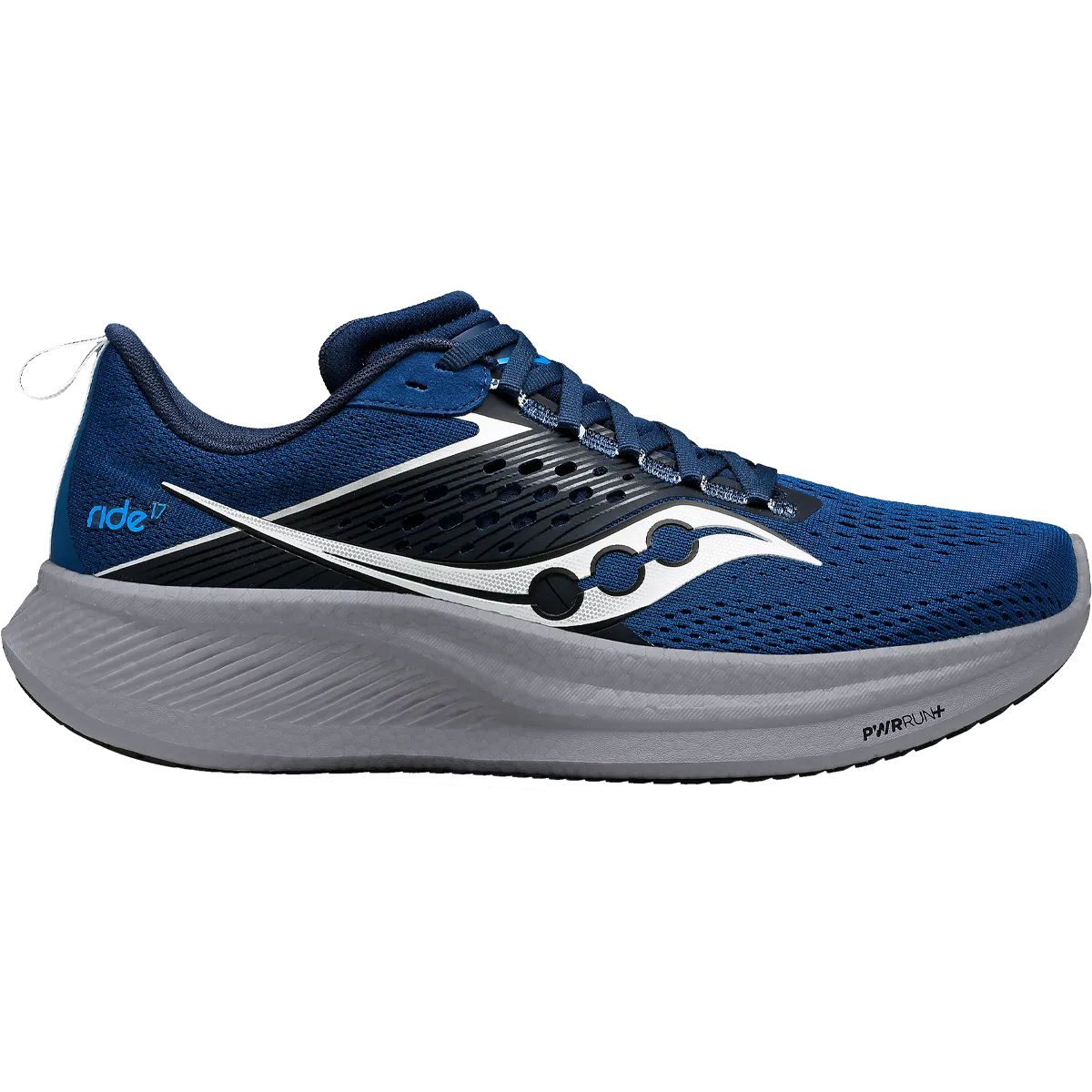 Perforated Tongue Construction running in straight tracks shoes Men's Ride 17