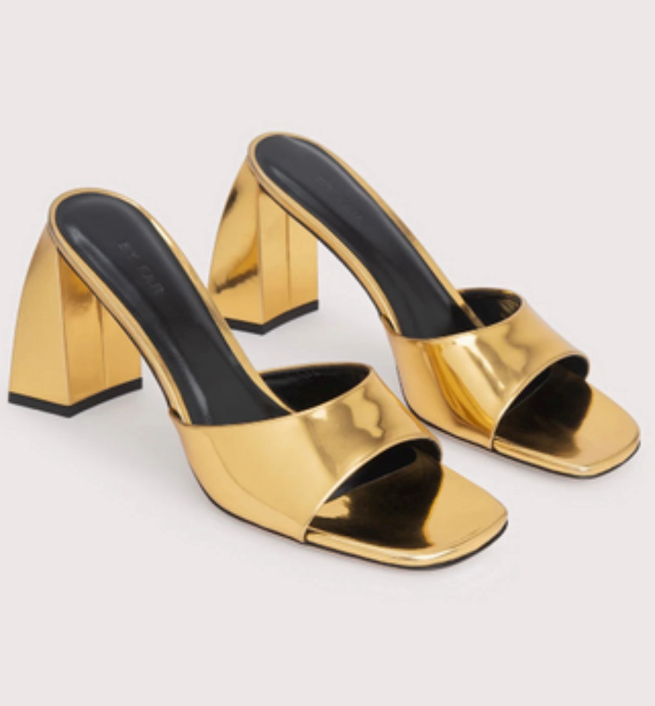 Strappy Heeled Sandals Romy Gold Lac