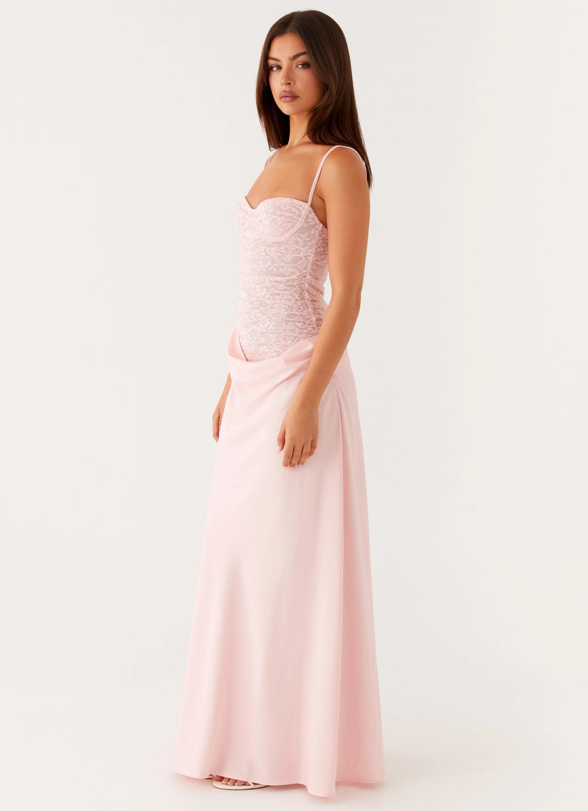 Romy Maxi Dress - Pink MoistureWickingTechnology Office Smart
