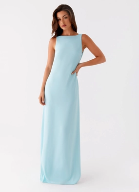 Ronnie Maxi Dress - Blue FadeResistantColor