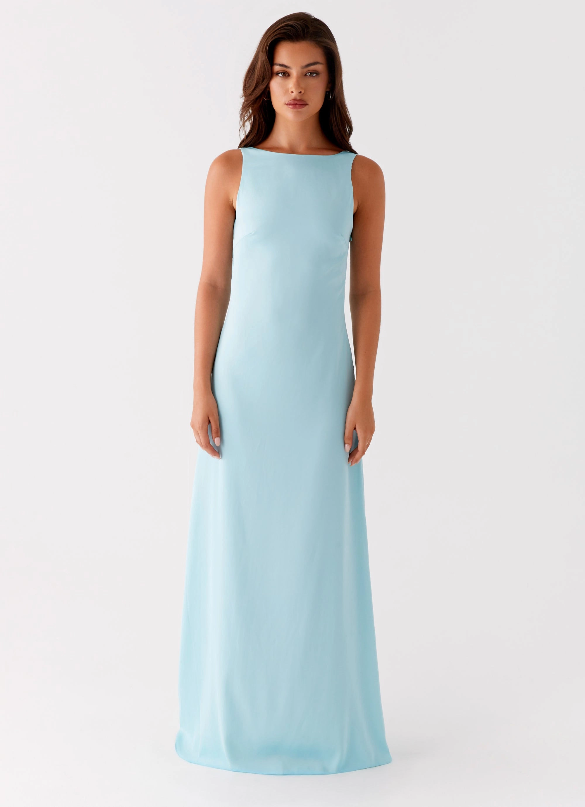 Breathable Design Flowing Fit Ronnie Maxi Dress - Blue