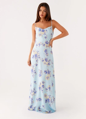 Feel Good Dew Glow Liana Cowl Maxi Dress - Print