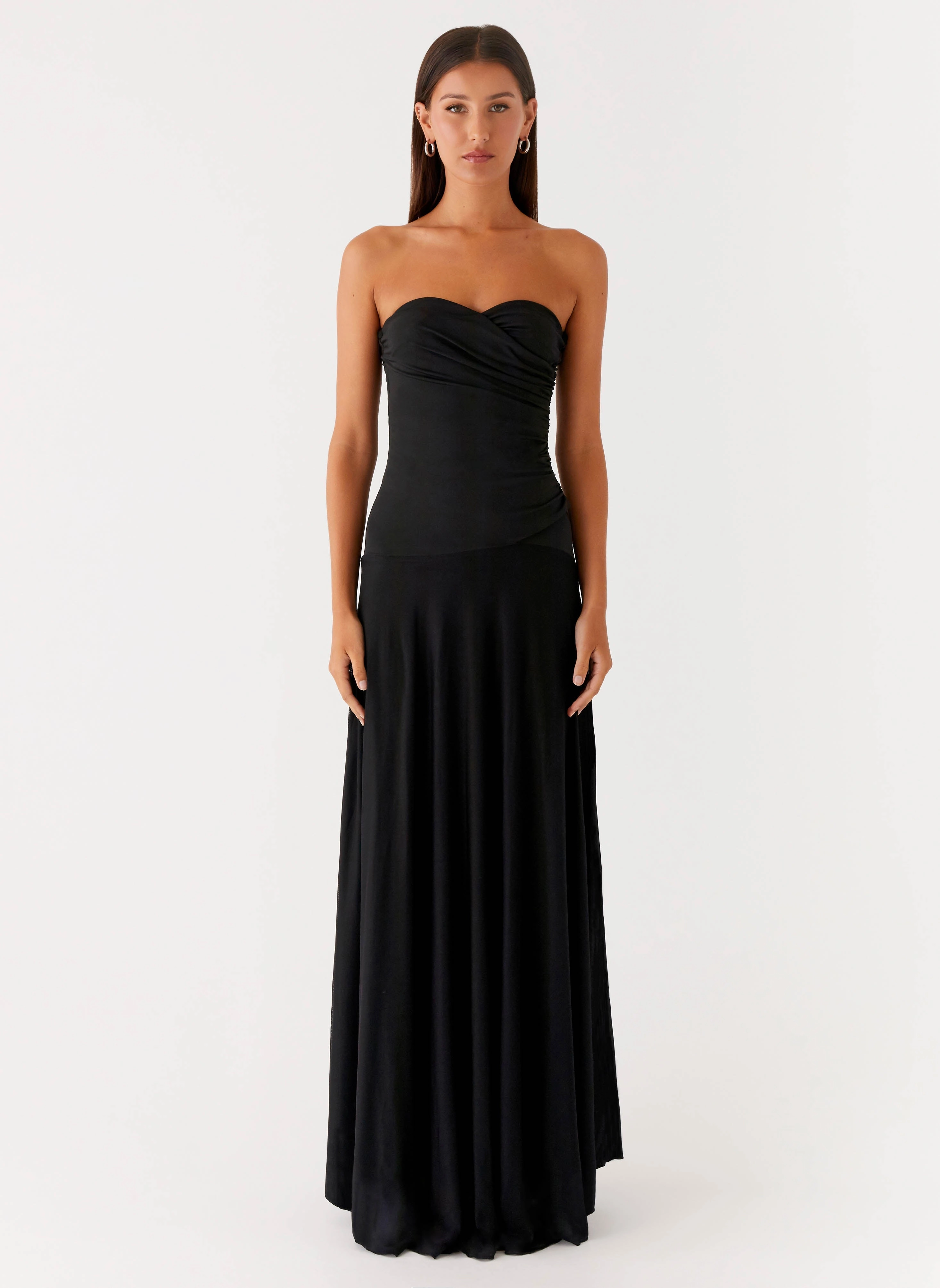 soft look Ruben Maxi Dress - Black