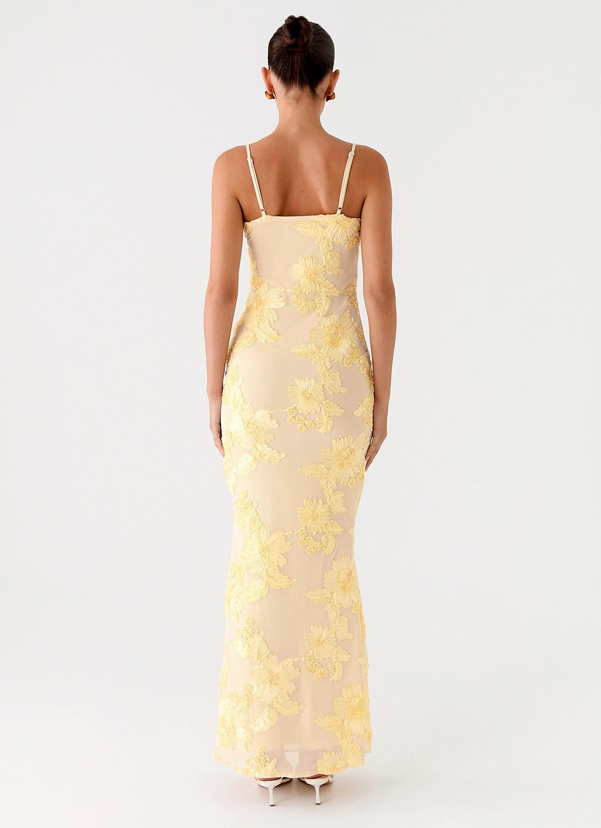 Subtle Detail That Girl Maxi Dress - Lemon