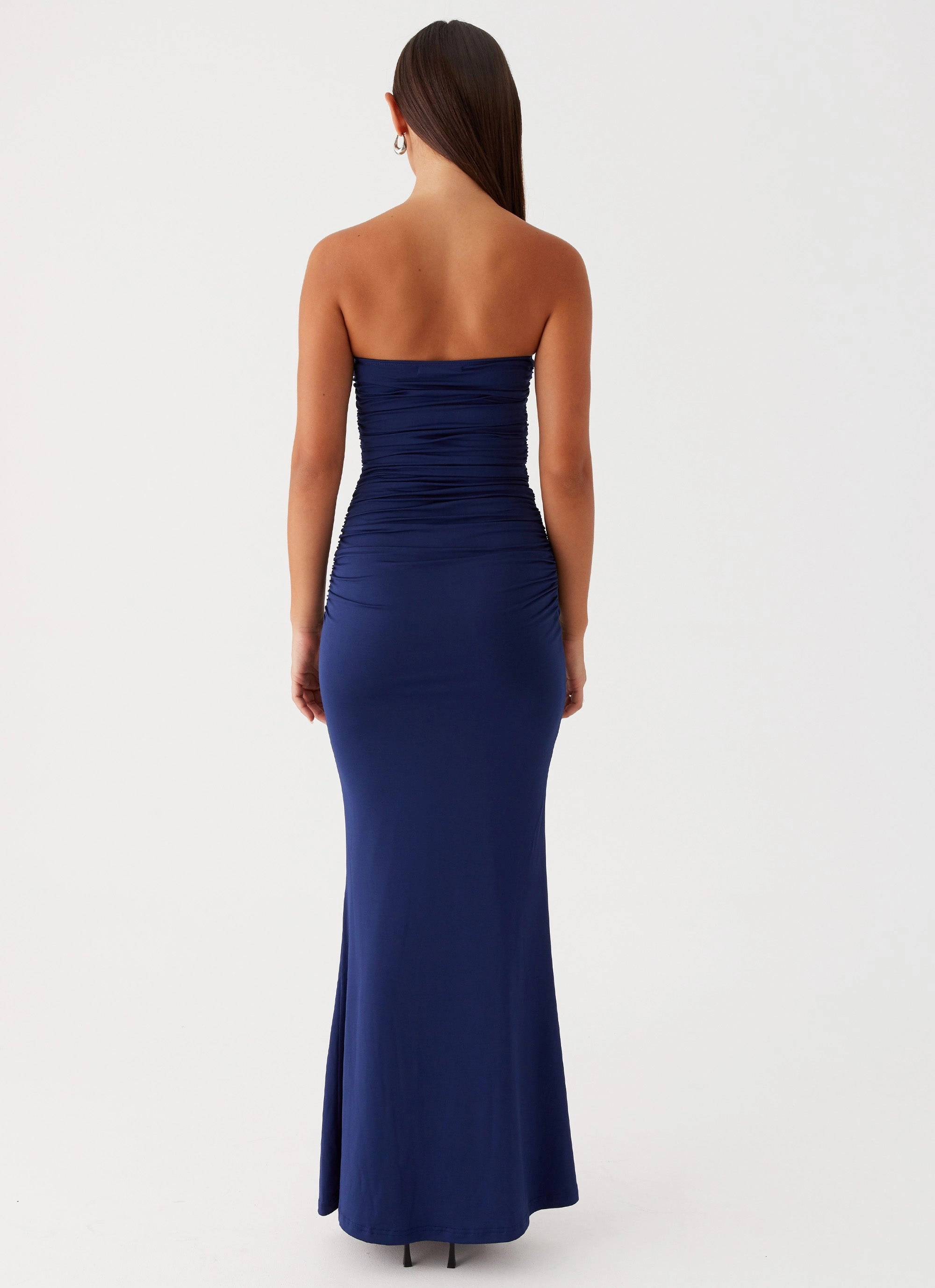 Rudy Maxi Dress - Navy Luxe Mood Easy Fit