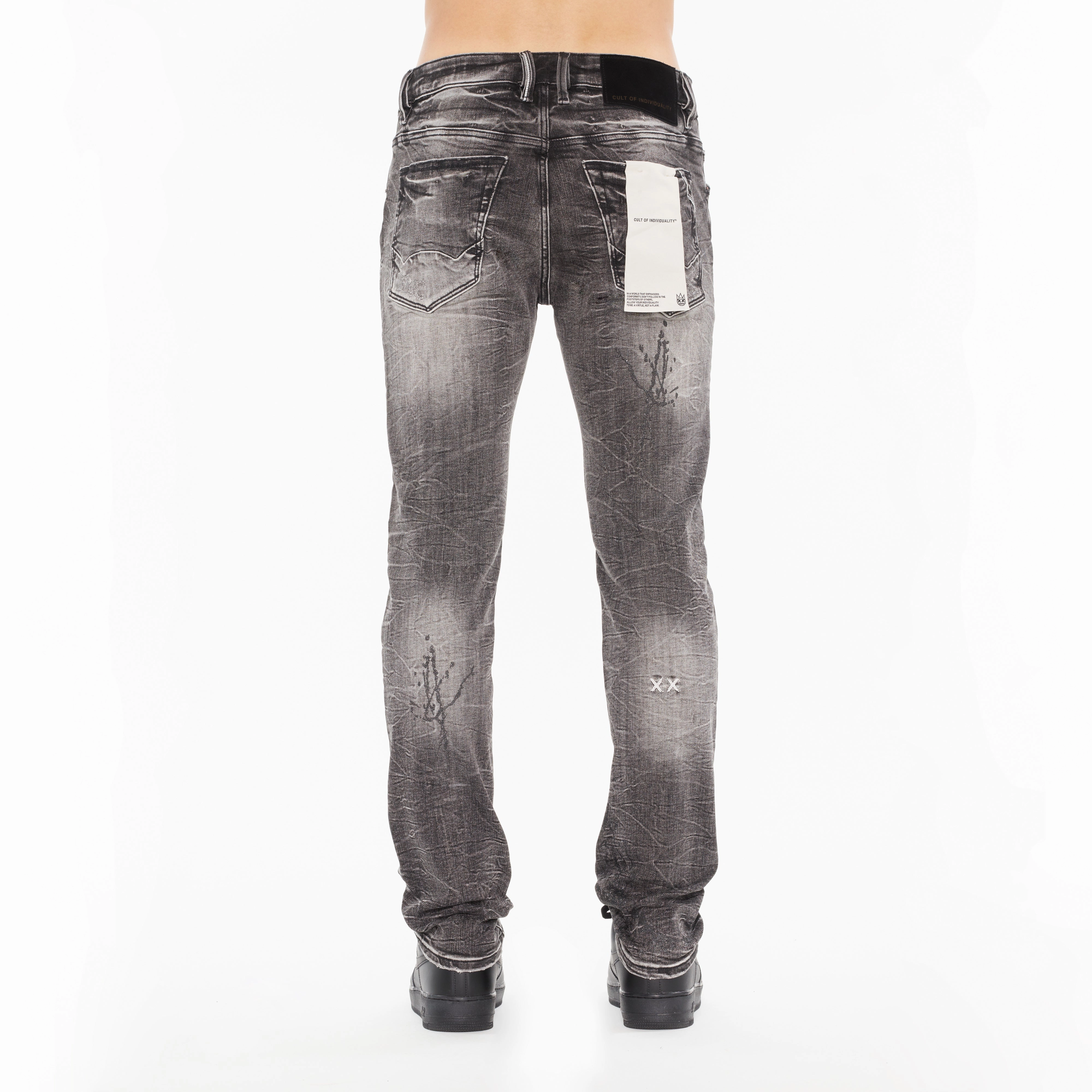 Street Mood Cult's Rocker Slim 602 Jeans in Caviar