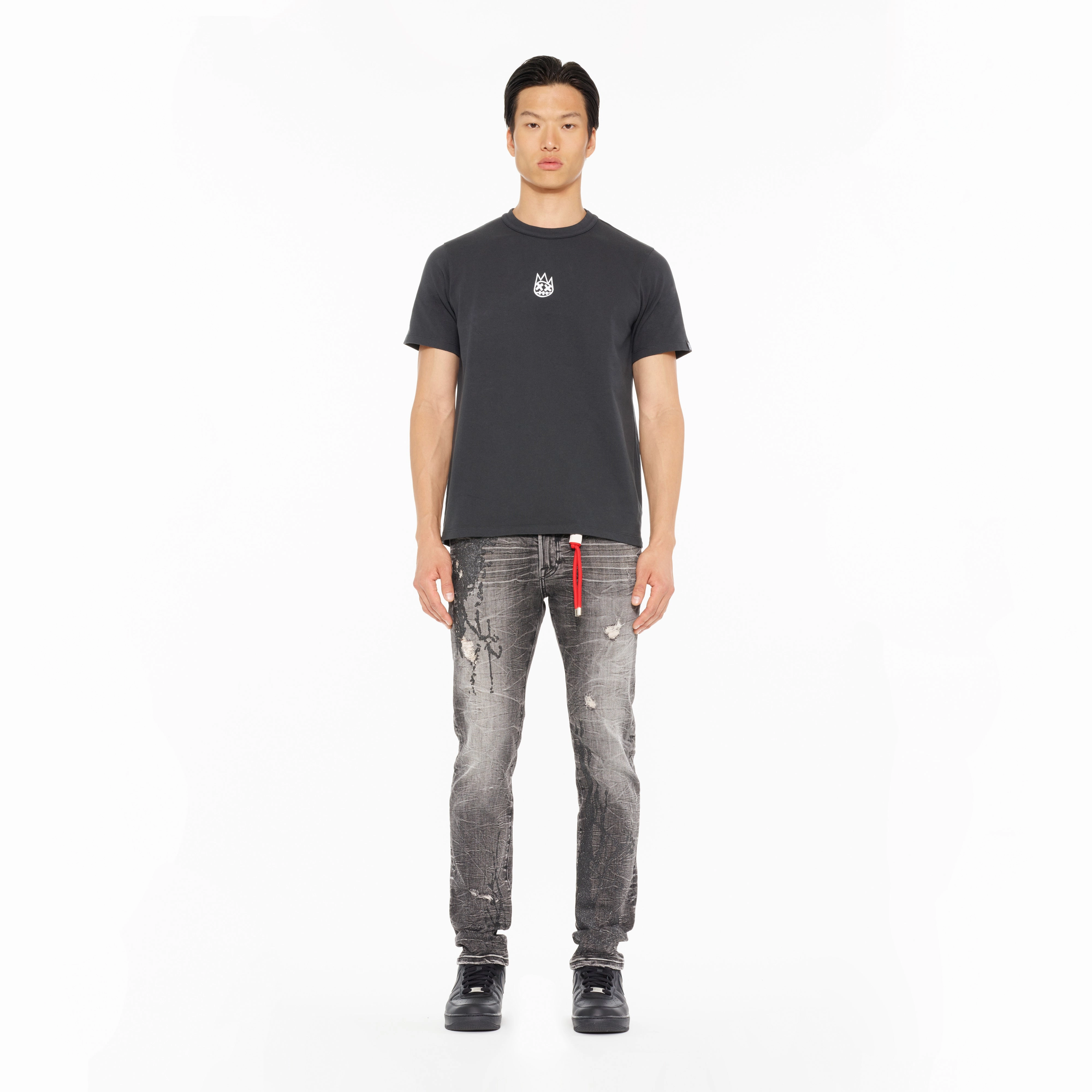 Easy Match Elegant Urban Explorer Athlete Fit Cult's Rocker Slim 602 Jeans in Caviar