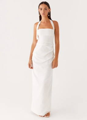 Form Flow Rumour Has it Maxi Dress - White