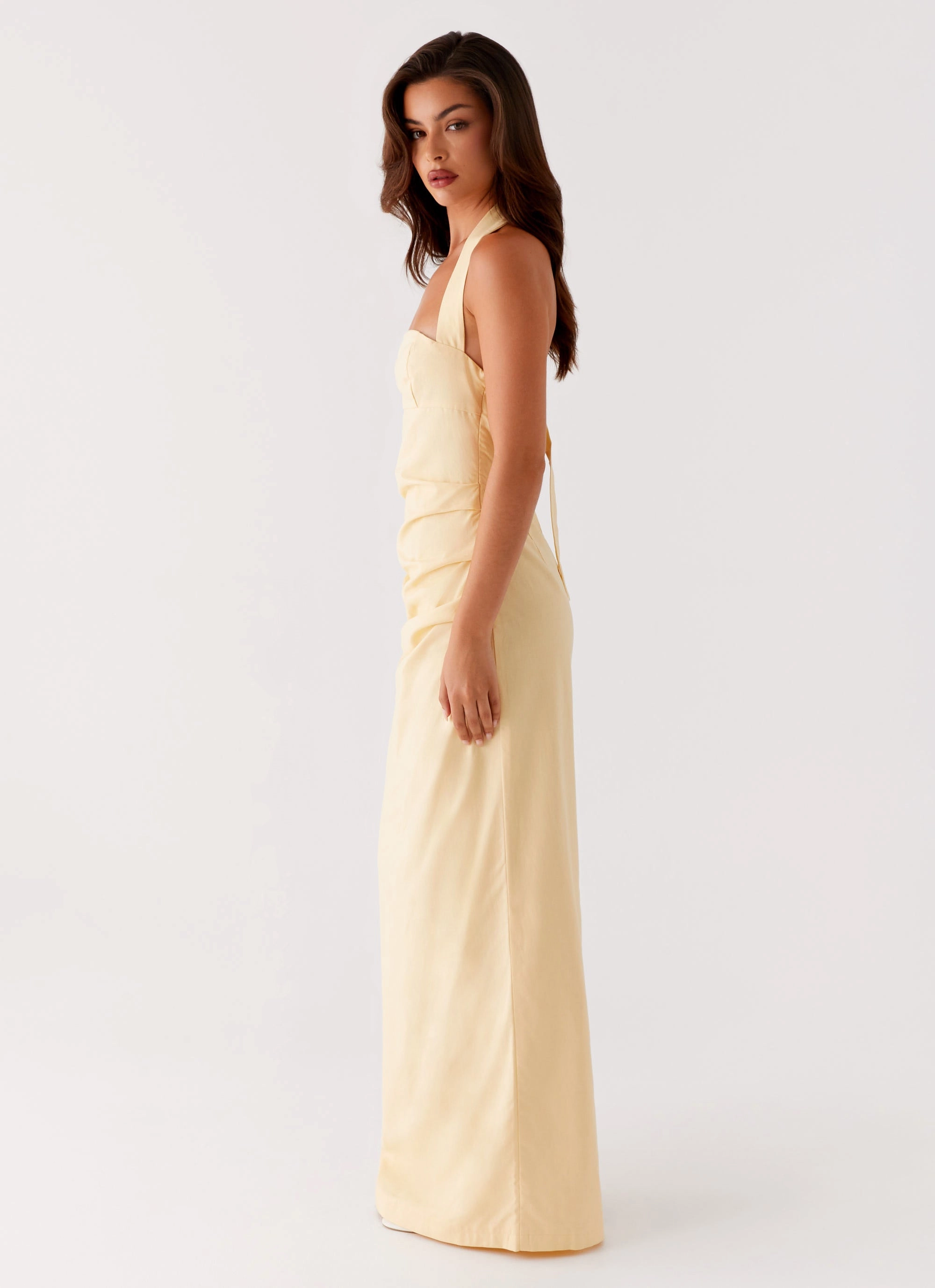 Rumour Has it Maxi Dress - Yellow ComfortFitDesign
