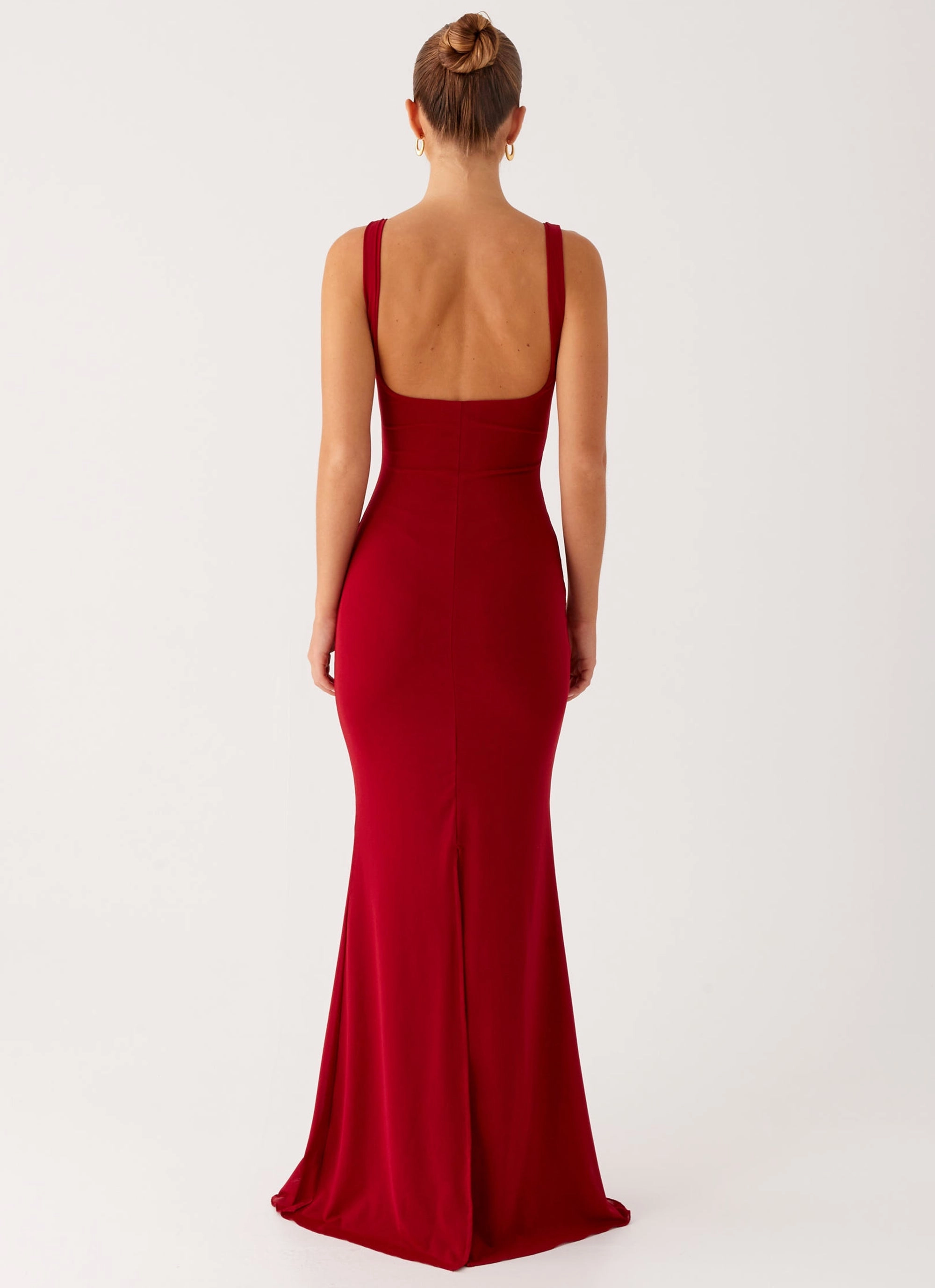 Inclusive Fit Safiya Maxi Dress - Maroon