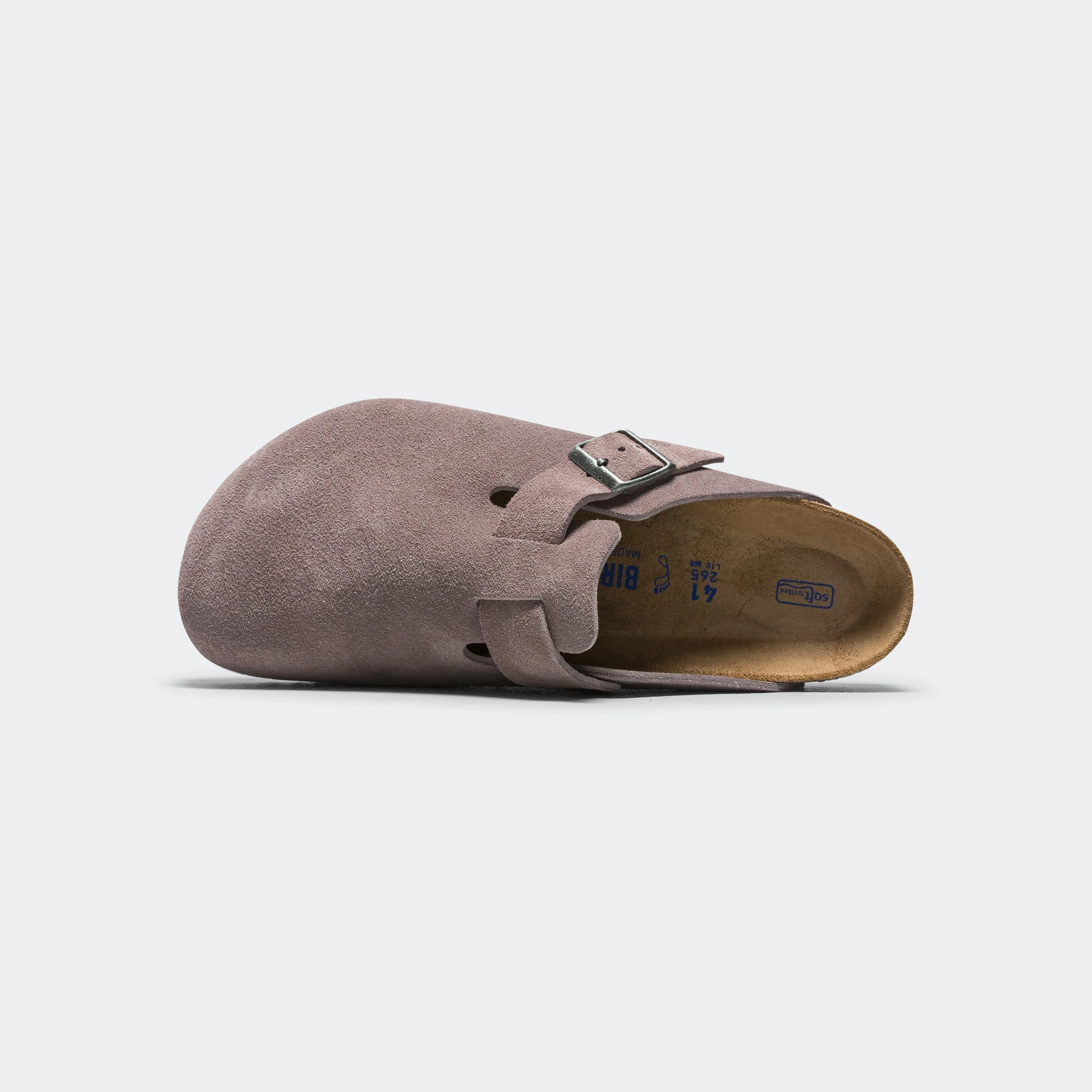 Boston SFB - Faded Purple Suede Leather Travel Comfort Shoes Easy Clean Surface