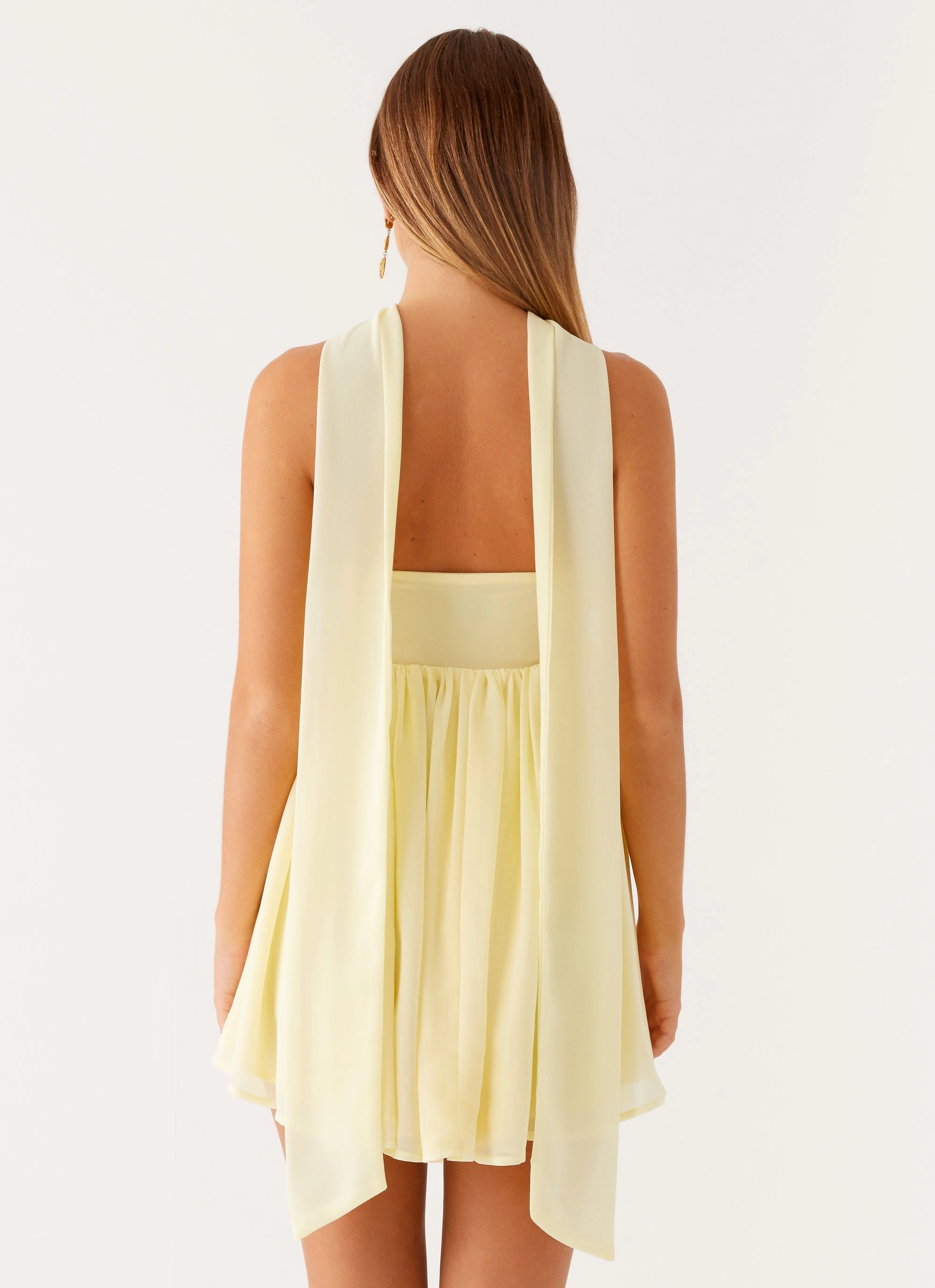 Inner Glow Daytime Look Saturn Mini Dress - Yellow