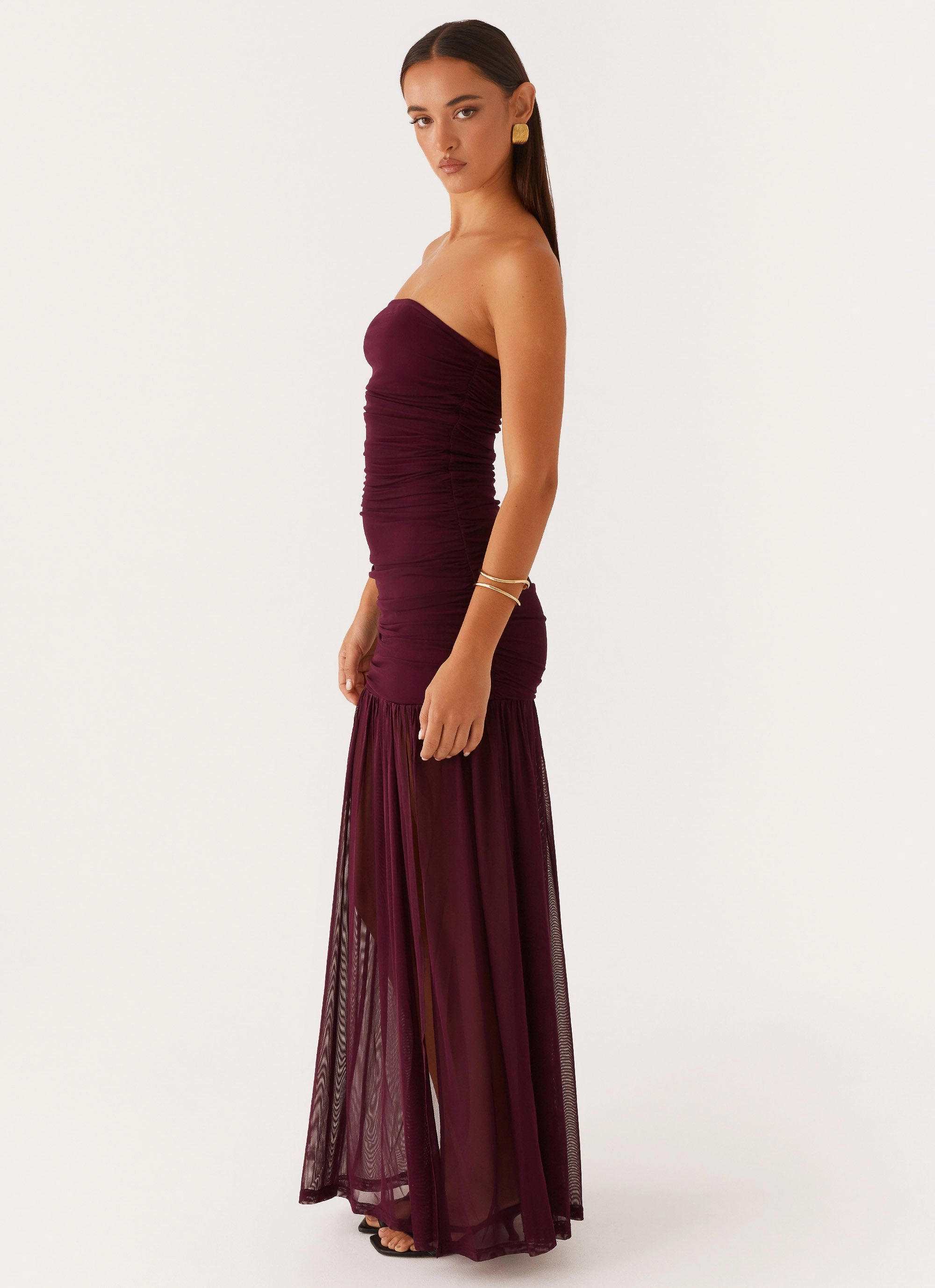 Savaya Maxi Dress - Mulberry Urban Chic Calm Finish