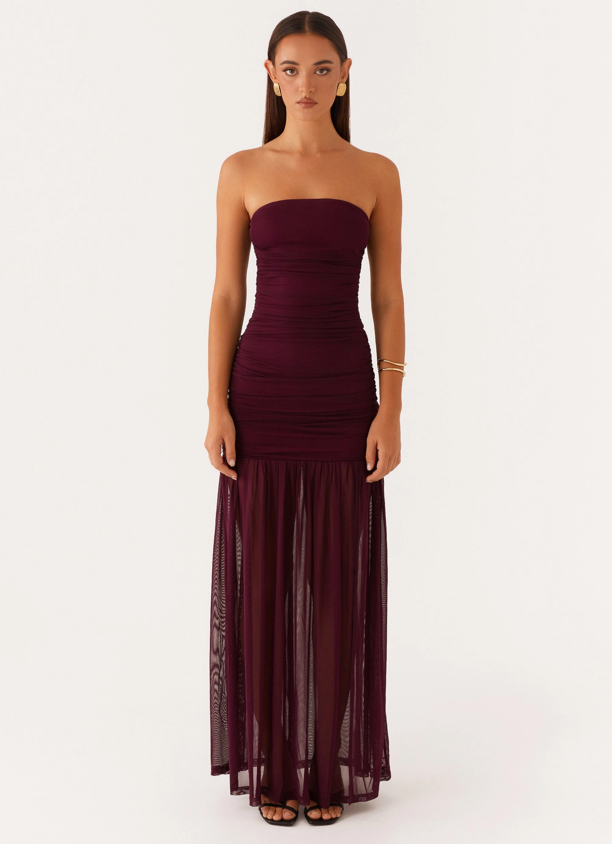 Savaya Maxi Dress - Mulberry Skin-friendly Evening Glow