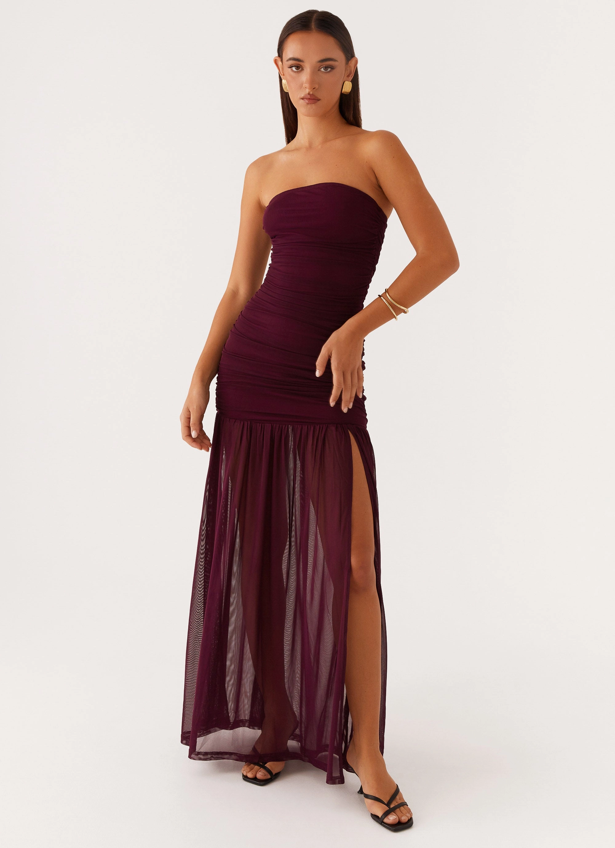 Savaya Maxi Dress - Mulberry Light Motion