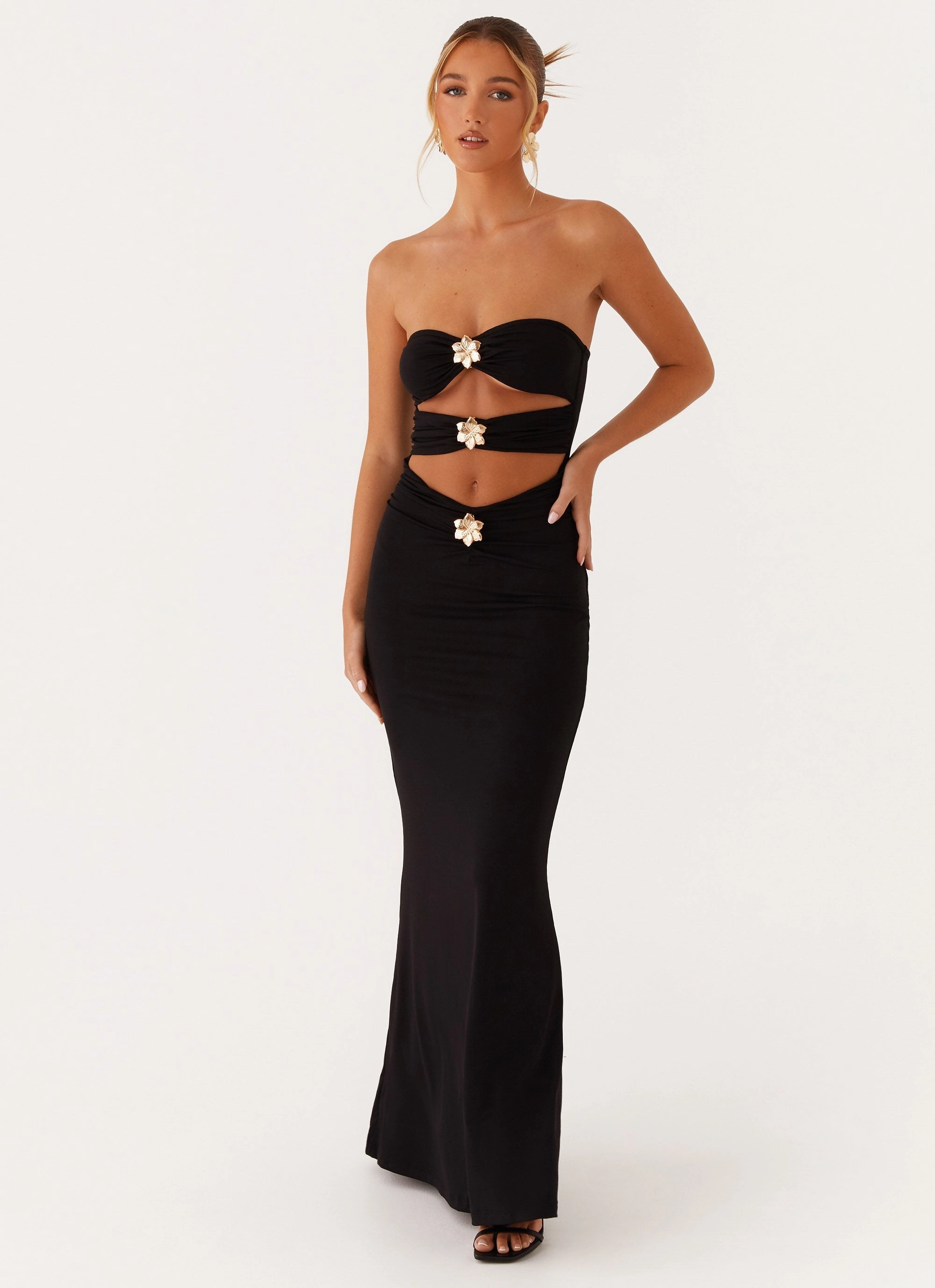 Save Me Maxi Dress - Black Festival-Ready Formal-look