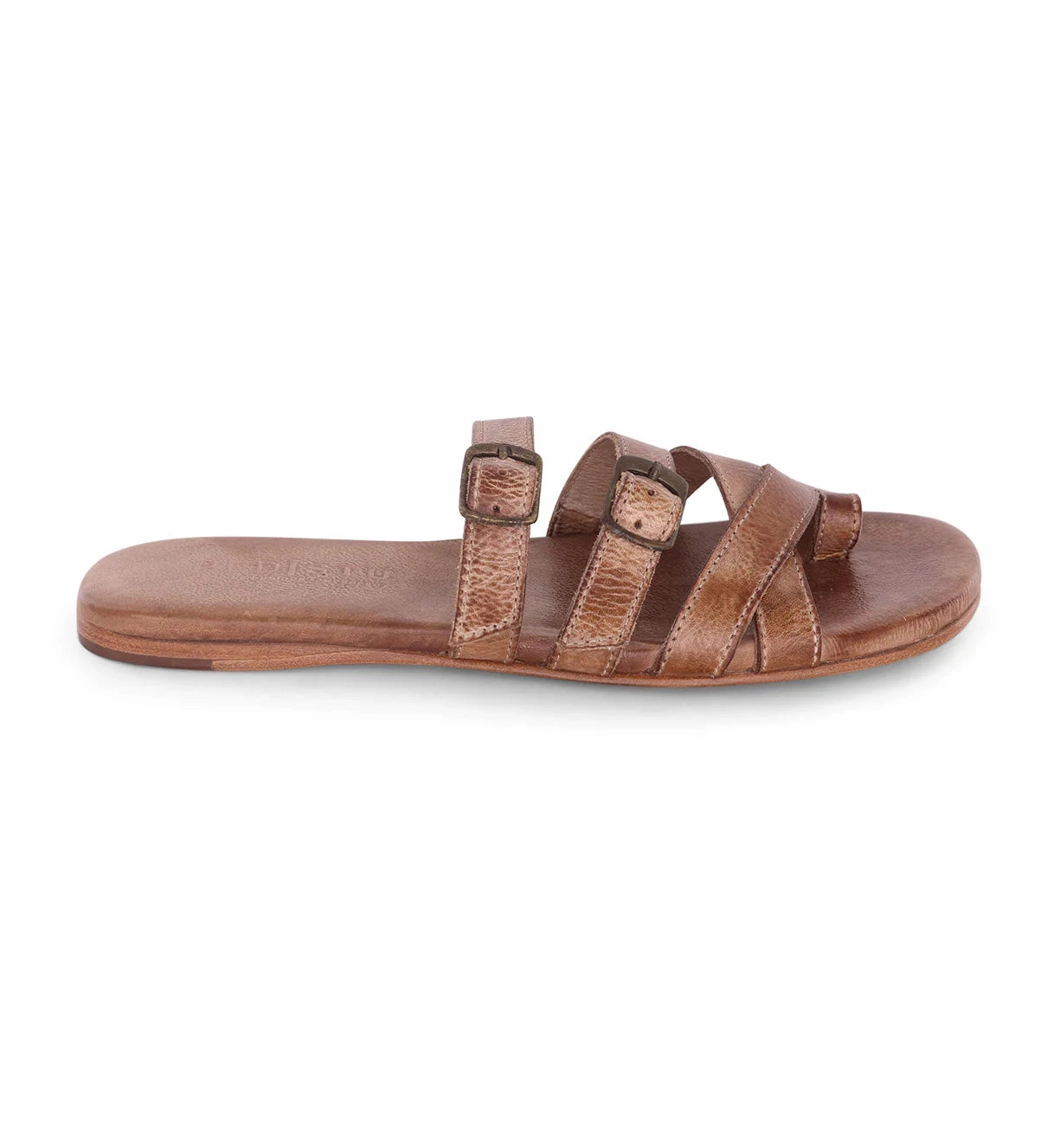 Bed Stu Women's Hilda Strappy Leather Slide Walking Sandals